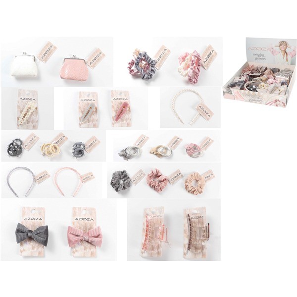Hair Accessoires & Purse assortment 11fold ass.