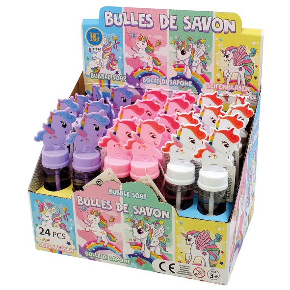 Soap Bubbles Unicorn 35ml 14cm 3Fb. 24 display