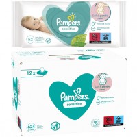 Pampers Feuchttücher Sensitive 12x52 Giga Pack Pampers Feuchttücher Sensitive 12x52 Giga Pack
