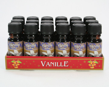 Duftöl 10ml Vanille in Glasflasche im 18er Tray