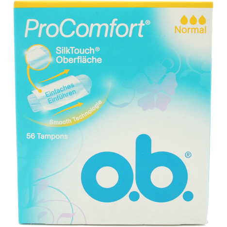 o.b ProComfort Normal Tampons, 64 Pcs - oh feliz International Online Shop