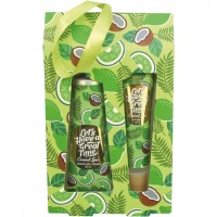 Geschenkset Cocos-Limette 2tlg, Hand&Nagelcreme Geschenkset Cocos-Limette 2tlg, Hand&Nagelcreme