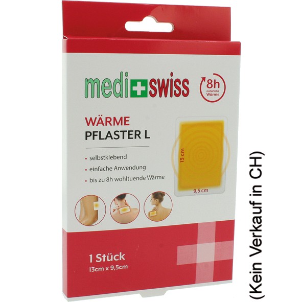 Bandage Medi+Swiss Heat Plaster 13x9,5cm