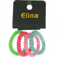 Haar-Spiralzopfringe 4er Set auf Karte 6 x 0,8cm Haar-Spiralzopfringe 4er Set auf Karte 6 x 0,8cm