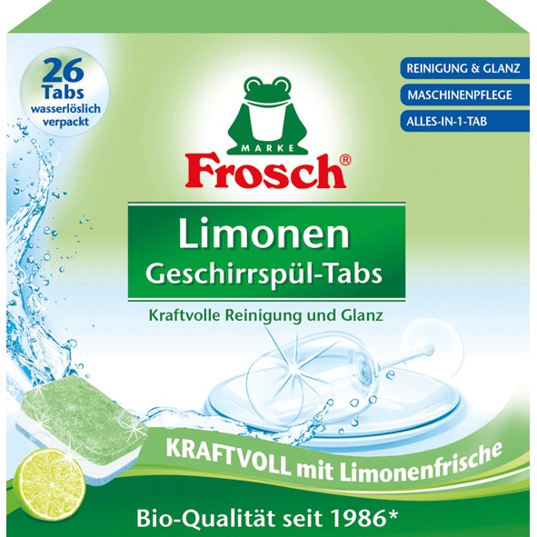 Frosch dishwashing tabs 30's Lime