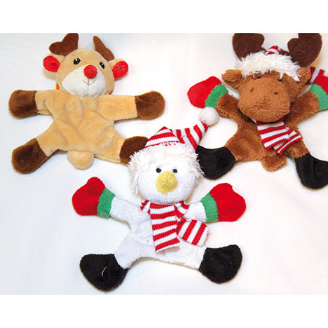 Plush figures w magnetic feet and arms, 14x12cm