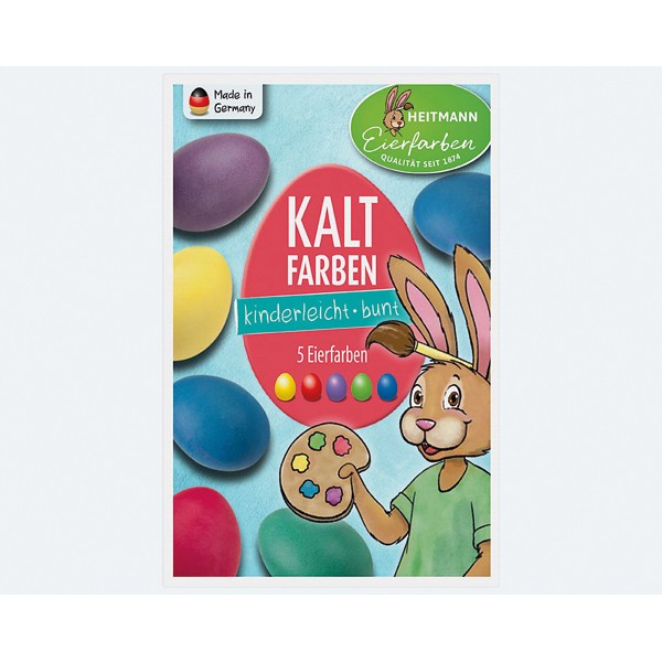 Heitmann's cold dyes 5 egg dye sheets