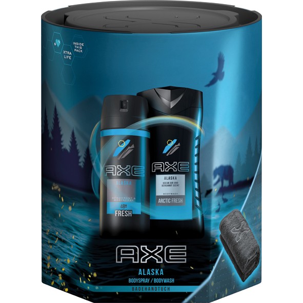 Axe Gift Pack Deo 150ml + Shower 250ml + Alaska +