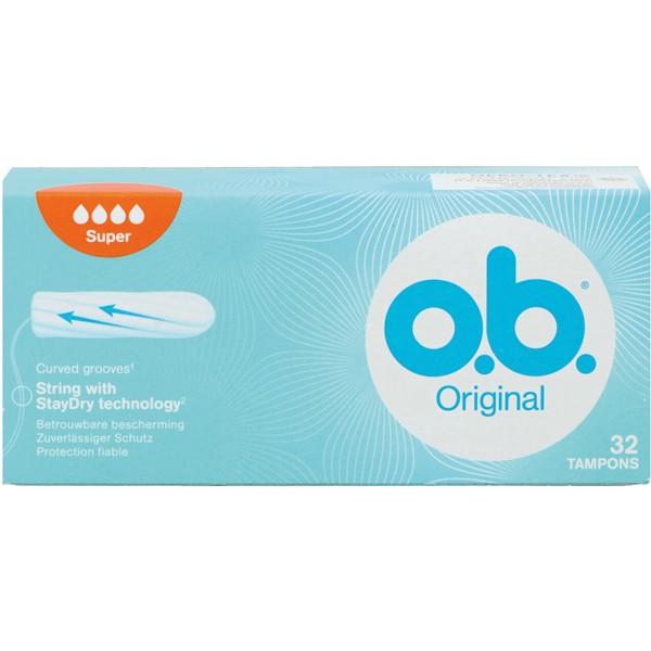 O.B. Tampons Super 32pc Pack