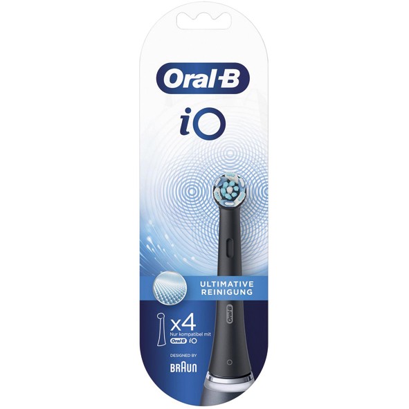 Oral B Aufsteckzahnb. iO Ult.Reinigung Black 4er