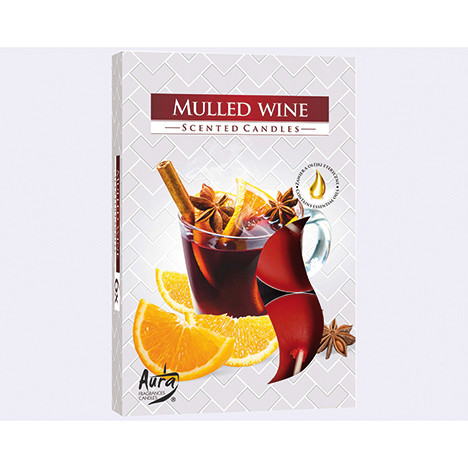 Tealights fragrance 6er mulled wine