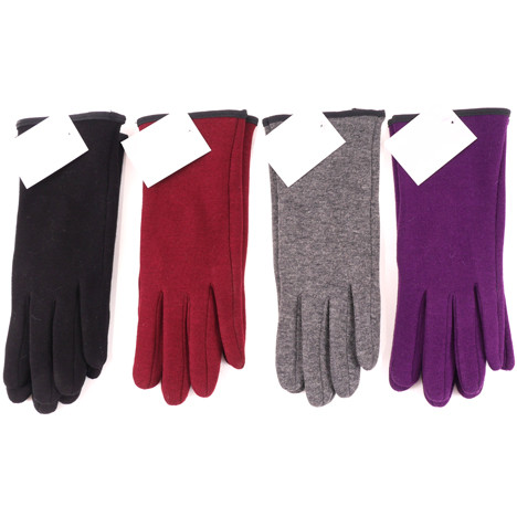 Ladies glove noble look, 4 colors assorted