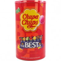 Food Chupa Chups Best of 100er Cap&Flag 1200g Food Chupa Chups Best of 100er Cap&Flag 1200g