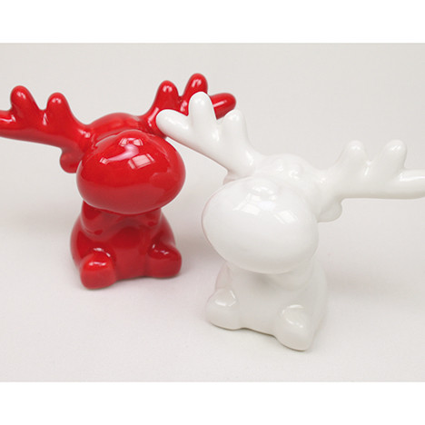 Dolomeit Elk with XL antlers 10x6cm, shiny
