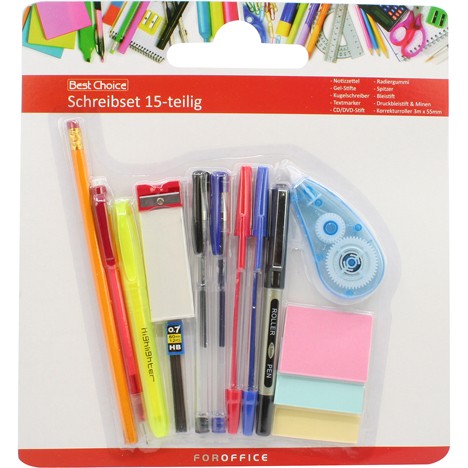 Stationery set 15pcs