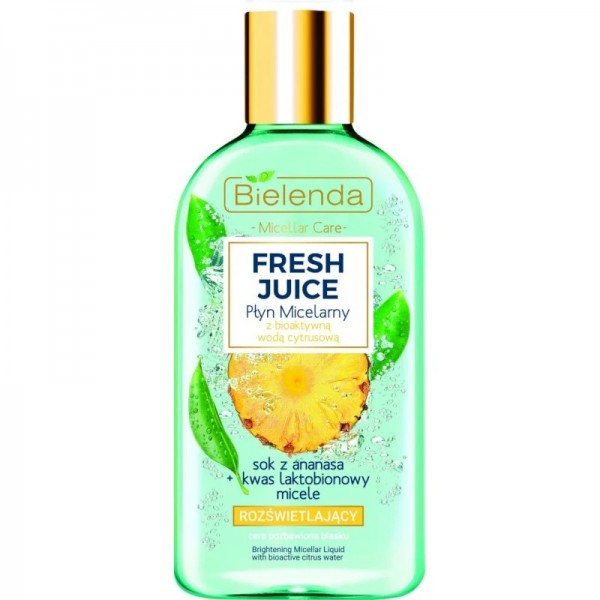 FRESH JUICE brightening micellar liquid with bioactive citrus water pineapple juice 500 ml