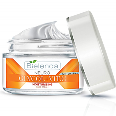 NEURO GLICOL + VIT. C Moisturizing face cream day SPF 20, 50 ml