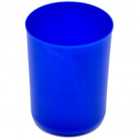 Toothbrushing cup blue 8x6cm Toothbrushing cup blue 8x6cm