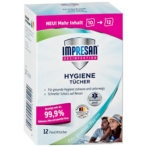 Hygiene Tücher 12er Impresan